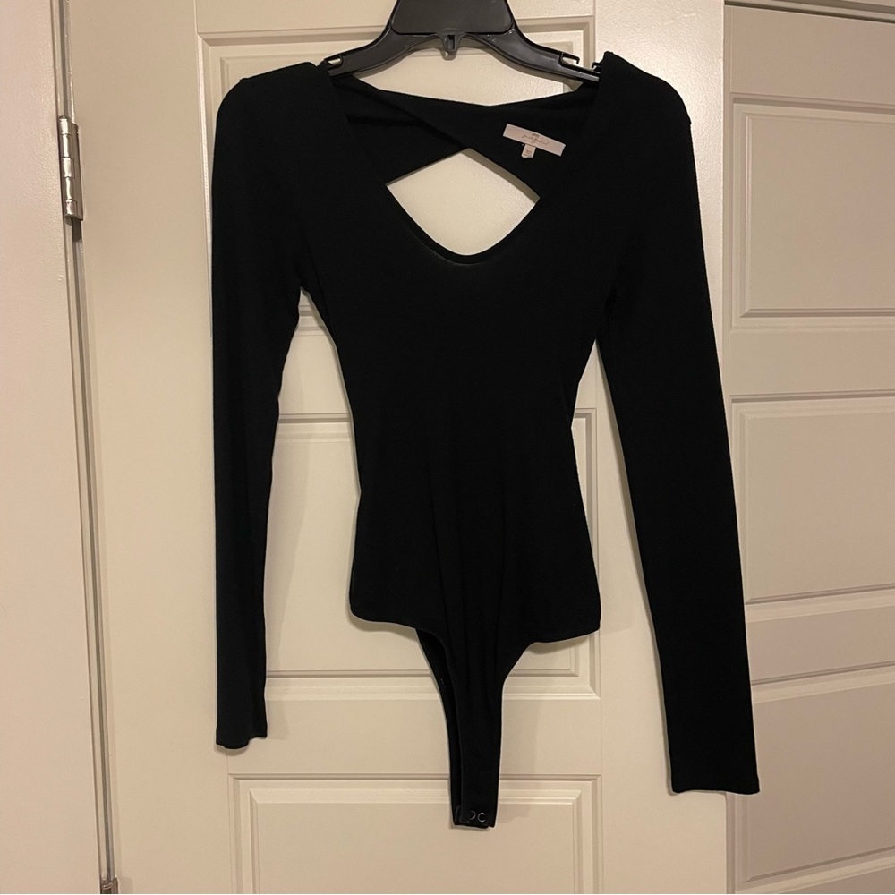 7 For All Mankind body suit cut out back